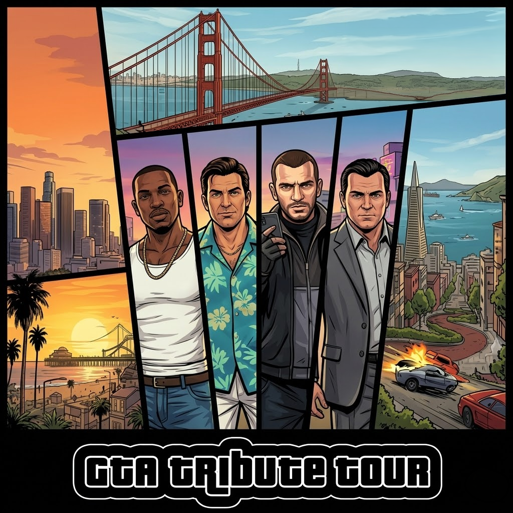 Herzlichen Glückwunsch, Du hast die GTA Tribute Tour erfolgreich abgeschlossen.